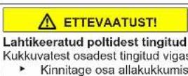 Profilo BD2076WFXN - Ülemise uksehinge vahetamine (uks koos kuvaga) - 8