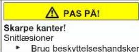 Profilo BD2076WFXN - Udskiftning af midterste dørhængsel - 4