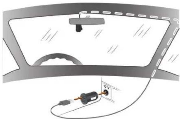 GARMIN Dash Cam Mini 2 - Raccordement de l'appareil à l'alimentation du véhicule - 2