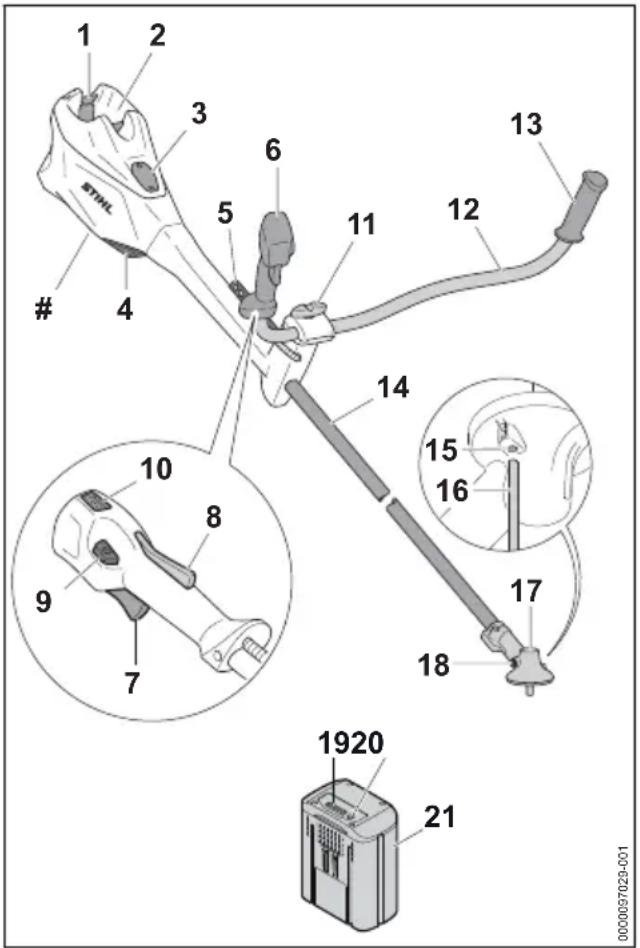 STIHL FSA 135 - Motorsense und Akku - 1