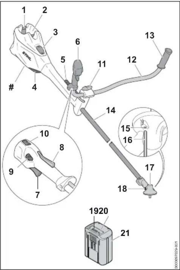 STIHL FSA 135 - Débroussailleuse et batterie - 1