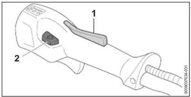 STIHL FSA 135 - Leistungsstufe einstellen - 1