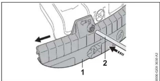 STIHL FSA 135 - Schort demonteren - 1