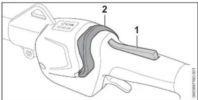 STIHL FSA 135 R - Leistungsstufe einstellen - 1
