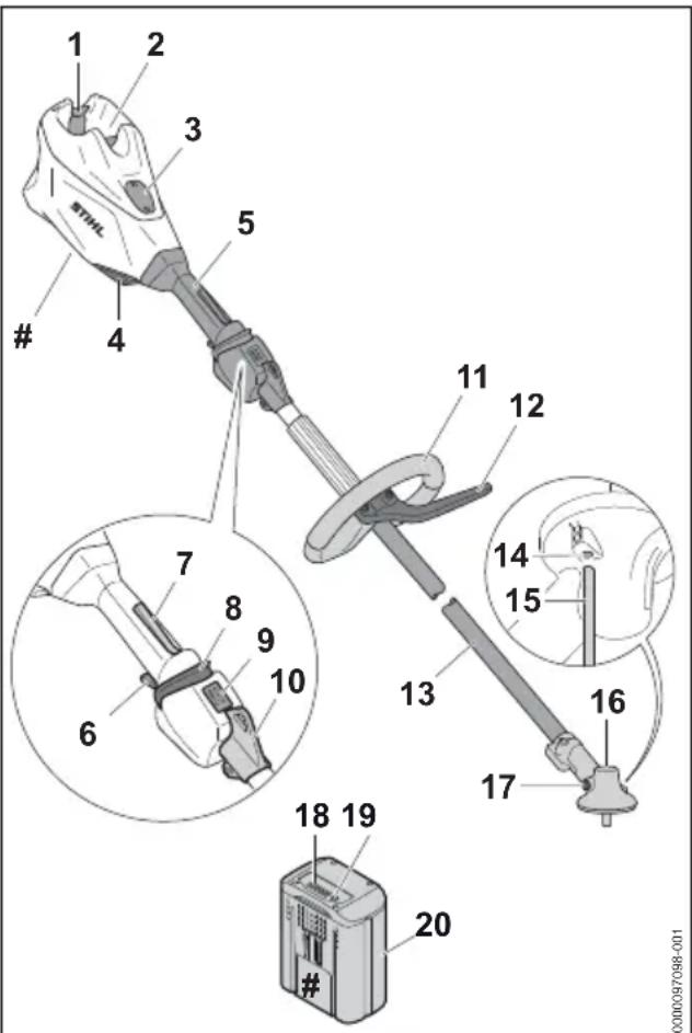 STIHL FSA 135 R - Débroussailleuse et batterie - 1