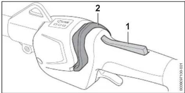 STIHL FSA 135 R - Réglage du niveau de puissance - 1