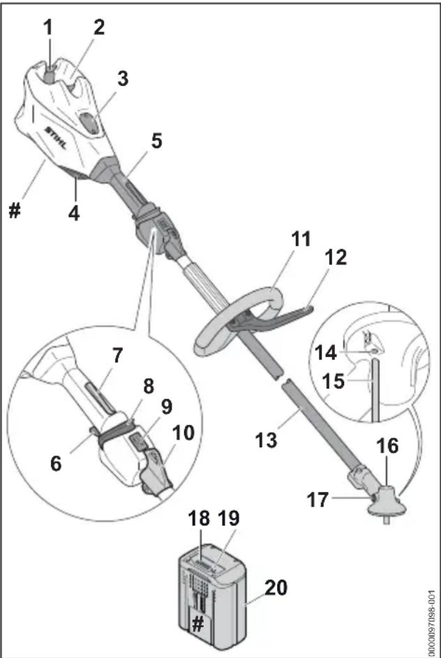 STIHL FSA 135 R - Decespugliatore a motore e batteria - 1