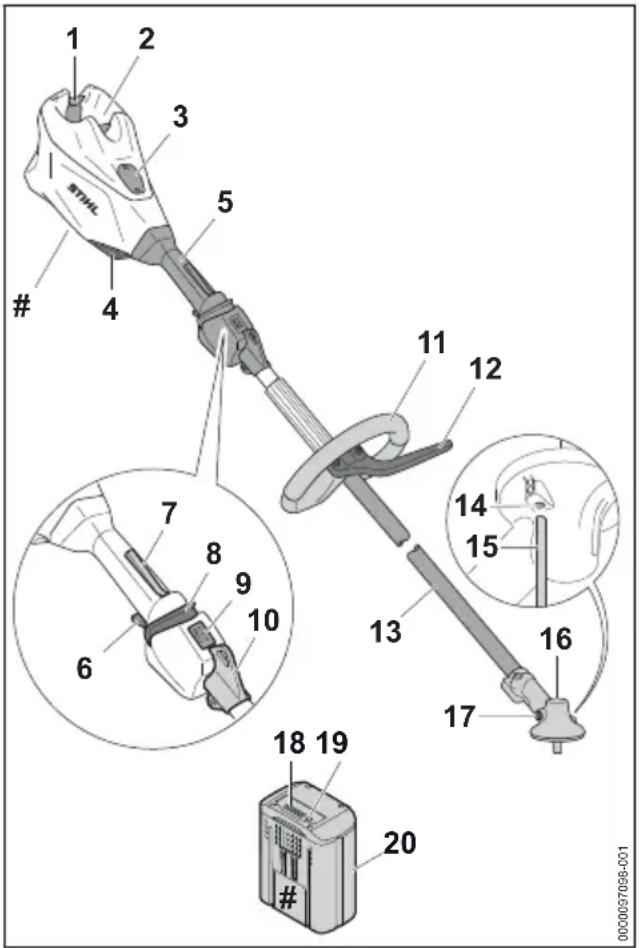 STIHL FSA 135 R - Motorsense und Akku - 1