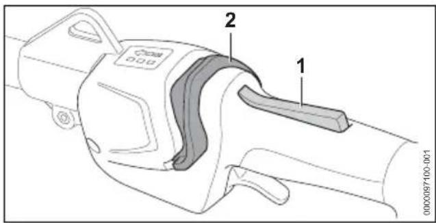 STIHL FSA 135 R - Vermogenstrap instellen - 1