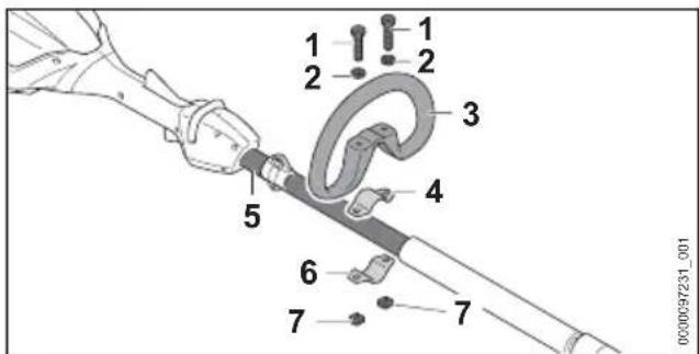 STIHL HLA 66 - Rundumgriff anbauen (HLA 66) - 1