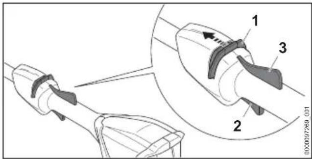 STIHL HTA 66 - Hoch-Entaster einschalten - 1