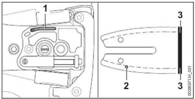 STIHL HTA 66 - Pulizia della spranga di guida e della catena della sega - 1