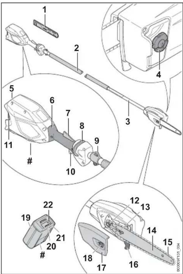 STIHL HTA 66 - Hoagsnoeier STIHL HTA 66 en accu - 1