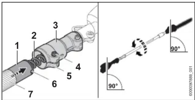STIHL HTA 66 - Assemblare lo sramatore lungo (HTA 86) - 1