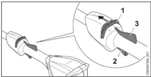 STIHL HTA 66 - Switching on the Pole Pruner - 1