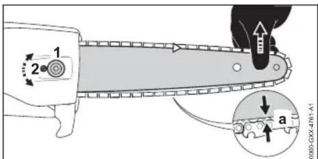 STIHL HTA 66 - Zaagketting spannen - 1