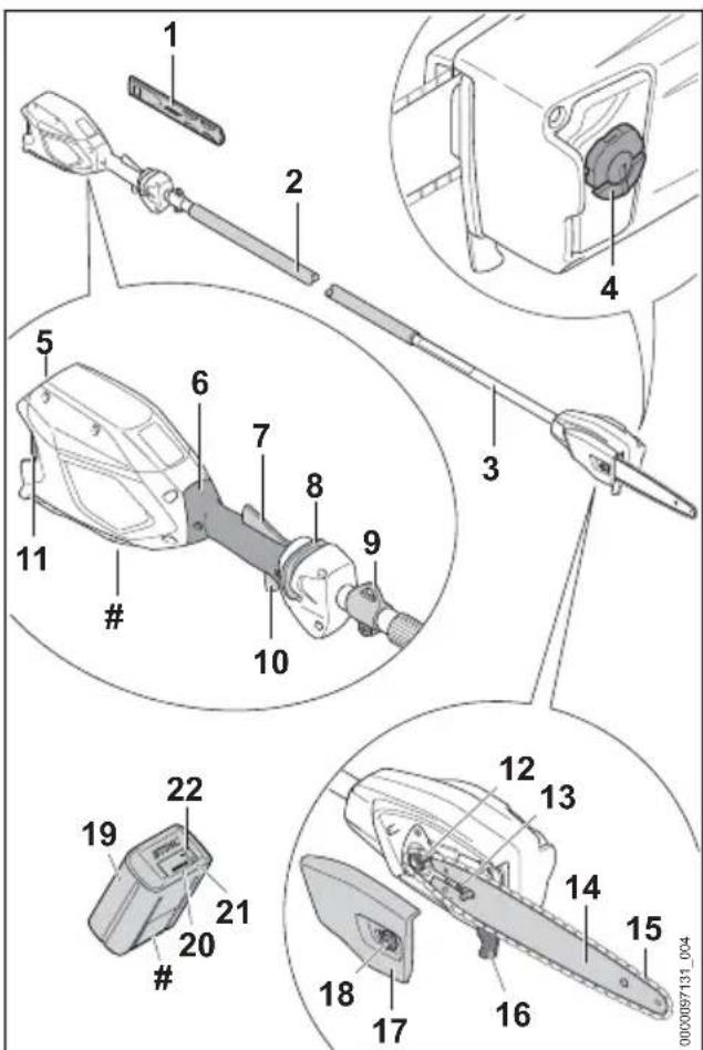 STIHL HTA 66 - Hoch-Entaster STIHL HTA 66 und Akku - 1