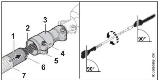 STIHL HTA 66 - Assembling the Pole Pruner (HTA 86) - 1