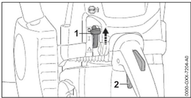 STIHL MS 400 CM - Motor abstellen - 1