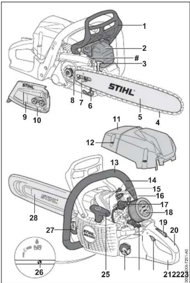 STIHL MS 400 CM - Motosega - 1