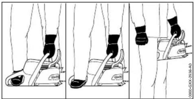 STIHL MS 400 CM - Motor starten - 3