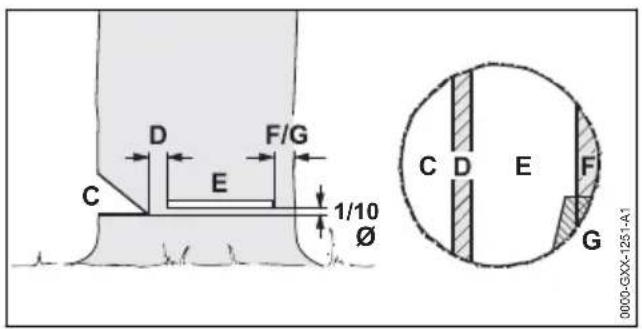 STIHL MS 400 CM - Principes de la technique d'abattage - 1