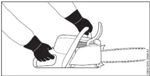 STIHL MS 400 CM - Prise en mains et utilisation de la tronçonneuse - 1