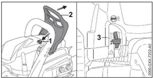 STIHL MS 400 CM - Motor starten - 1