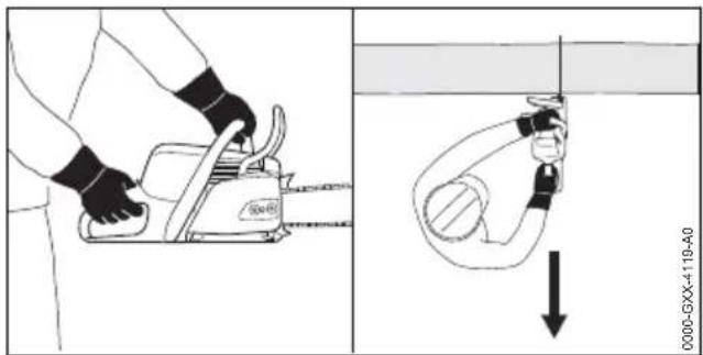 STIHL MS 400 CM - WARNING - 1