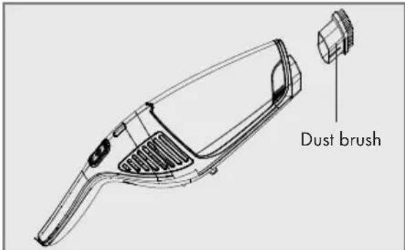 GRUNDIG VCH 9632 - Dust brush - 1