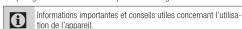 GRUNDIG GBT Solo - Signification des symboles - 1