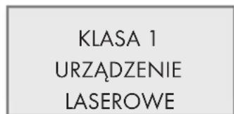GRUNDIG GRB 3000 BT - Ogólne informacja o urzędzeniach laserowych - 1