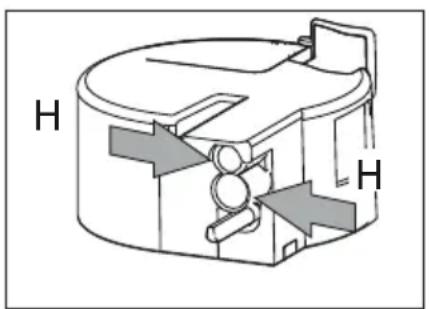 GRUNDIG GKI1120X - Tous les composants peuvent être lavés au lave-vaisselle, en les plaçant dans le panier supérieur du lave-vaisselle. - 1