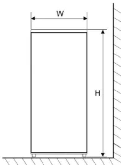 SEVERIN CRD 8996 - Installatieafmetingen - 1