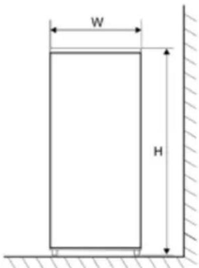 SEVERIN FRD 8993 - Installatieafmetingen - 1