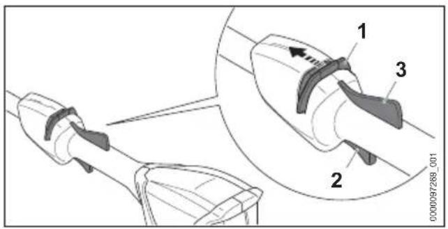 STIHL HTA 86 - Mise en marche de la perche élagueuse - 1