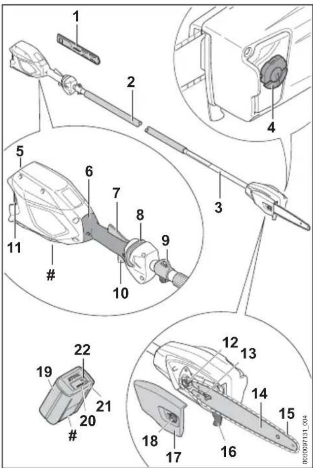 STIHL HTA 86 - Hoagsnoeier STIHL HTA 66 en accu - 1