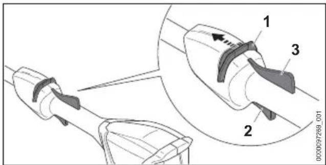STIHL HTA 86 - Accendere lo sramatore lungo - 1