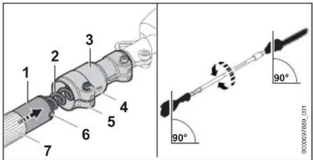 STIHL HTA 86 - Assembling the Pole Pruner (HTA 86) - 1