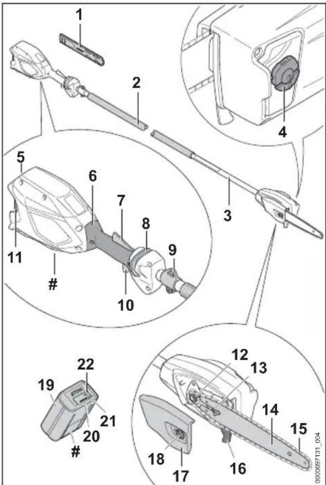 STIHL HTA 86 - Hoch-Entaster STIHL HTA 66 und Akku - 1