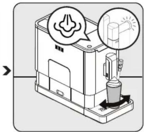 GRUNDIG KVA 4831 - Milchschaum für Kaffee zubereiten - 2