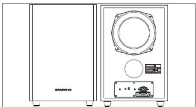 GRUNDIG DSB 990 - Podłuczanie subwoofera - 1
