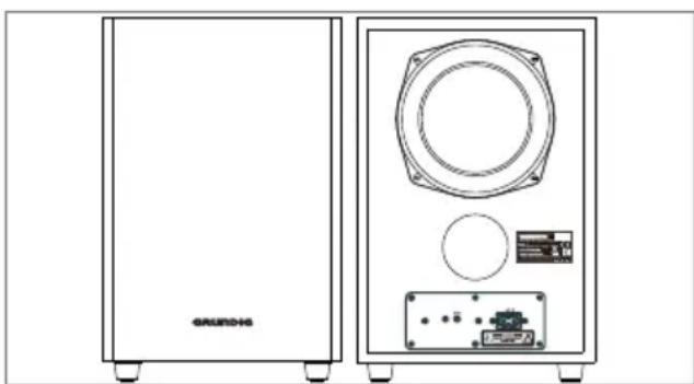 GRUNDIG DSB 990 - Subwooferin liitantä - 1