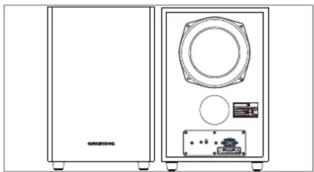 GRUNDIG DSB 990 - Tilkobling av subwoofer - 1
