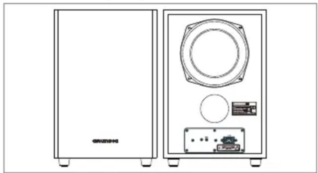 GRUNDIG DSB 990 - Conexión del subwoofer - 1