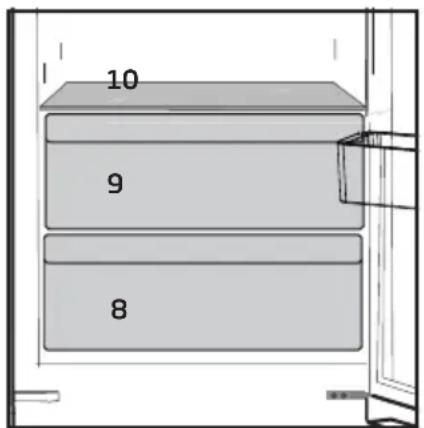 GRUNDIG GKN 26845 FXN - Beholderen for meieriprodukter - 1