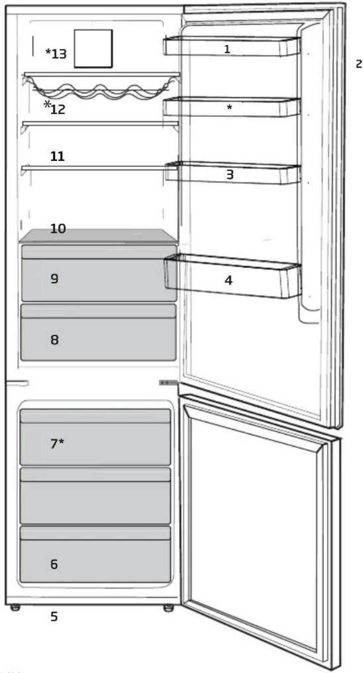 GRUNDIG GKN 26845 FXN - Ihr Kühlschrank/Gefrierschrank - 1