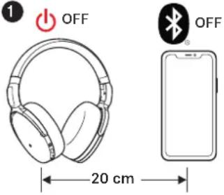 SENNHEISER HD 450SE - Appairer le casque avec un appareil Bluetooth - 1