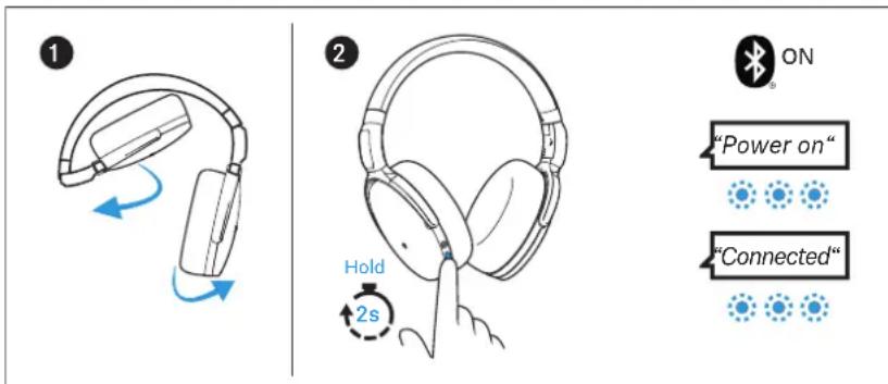 SENNHEISER HD 450SE - AVERTISSEMENT - 1