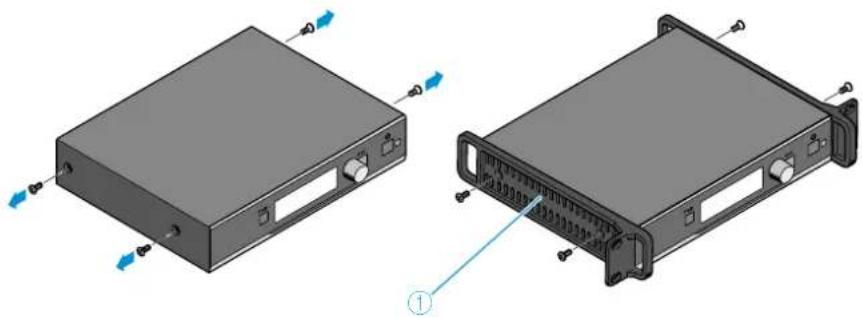 SENNHEISER EWD CI1 SET - Monter les équerres de montage - 2